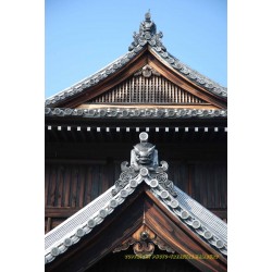 Dachgiebeldetails, Nishi-Honganji-Tempel.
