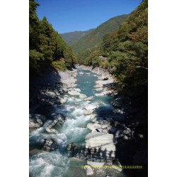 Blick von der Kazurabashi-Brücke.