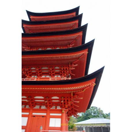 Pagode, Teilansicht.