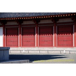 Außenansicht des Shintennoji-Tempel.