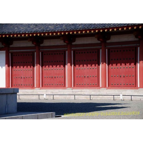 Außenansicht des Shintennoji-Tempel.