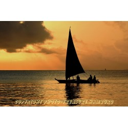 Fisccherboot vor Bagamoyo.