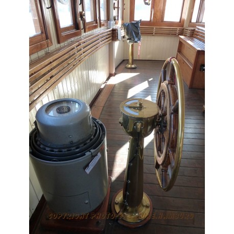 Brücke eines Eisbrechers von 1933.