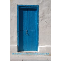 Blaue Tür in Havanna.