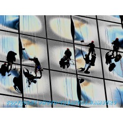 Fensterreinigung an der Elbphilharmonie 4.