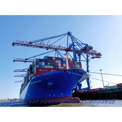 Containerschiff "Cosco Shipping Alps".