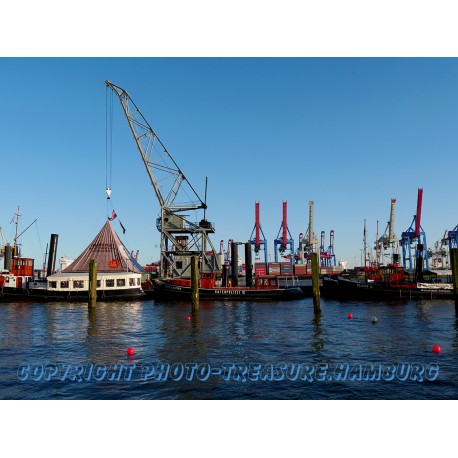 Historischer Schwimmkran "HHLA I" ex "Karl Friedrich Steen"