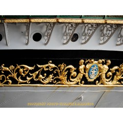 Heck des Traditionsseglers "AMERIGO VESPUCCI".