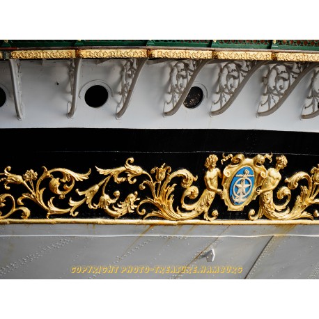 Heck des Traditionsseglers "AMERIGO VESPUCCI".