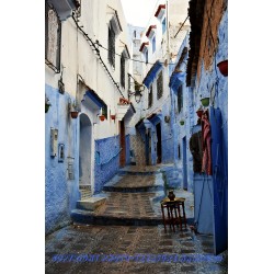Gasse in Chefchaouen.