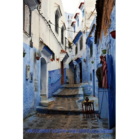 Gasse in Chefchaouen.