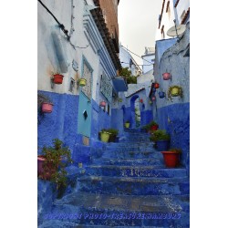 Gasse in Chefchaouen 3.