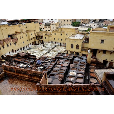 Ledergerberei in Fez.