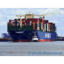 Containerschiff "HMM Algeciras".