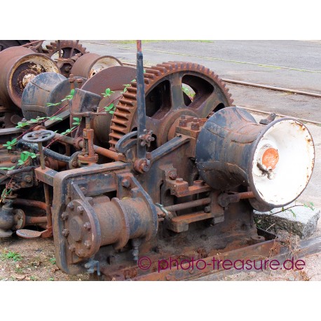 Am Hafenmuseum in Hamburg.