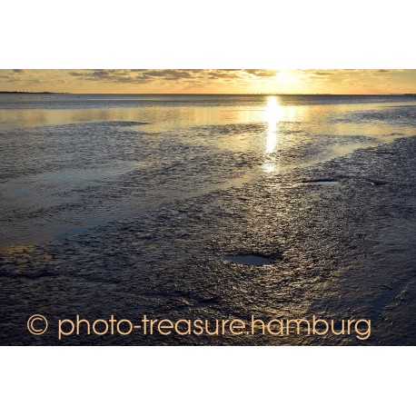 Blick ins Wattenmeer.